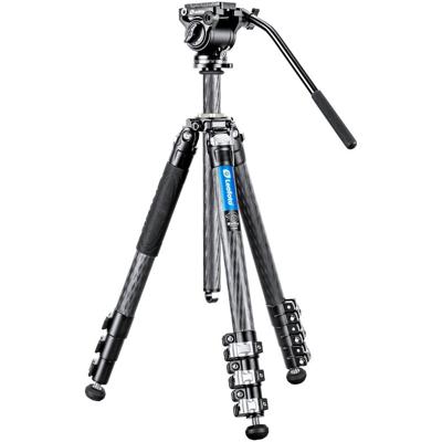 Leofoto Manba LV-284C tripod + BV-5 videohead