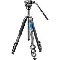 Leofoto Manba LV-284C tripod + BV-5 videohead - thumbnail