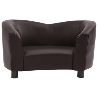 VidaXL Hondenbank 67x41x39 cm kunstleer bruin
