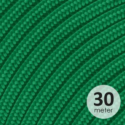 ROL 30 Meter strijkijzersnoer GROEN 2X0.75mm
