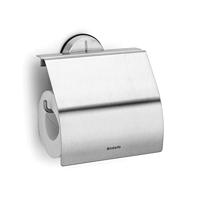 Brabantia Profile Toiletrolhouder - met klep - profile matt steel 427626 - thumbnail