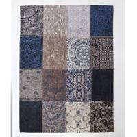 Louis de Poortere - 8108 Vintage Multi Blue Denim - 140x200 cm Vloerkleed - thumbnail