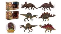 Johntoy Animal world tweezijdige dino - stegosaurus - thumbnail