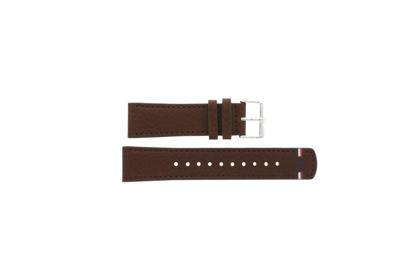 Horlogeband Tommy Hilfiger TH1791629 / 679302441 / TH-383-1-14-2723 Leder Bruin 22mm
