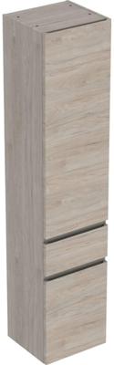 Geberit Renova Plan Hoge Kast 2 Deuren 1 La 39x36x180 cm Licht Noten Hickory