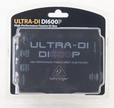 Behringer Ultra-DI DI600P Passieve DI-box Behringer Ultra-DI DI600P Passieve DI-box