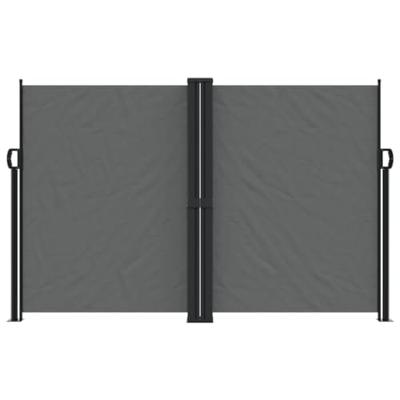 Windscherm uittrekbaar 160x600 cm antraciet Windscherm uittrekbaar 160x600 cm antraciet