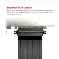 Akasa RISER BLACK XL, Premium PCIe 3.0 x 16 Riser cable,100CM 180° PCIe 3.0 x16 Female 180° PCIe 3 - thumbnail