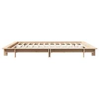 Bedframe zonder matras massief grenenhout 200x200 cm - thumbnail