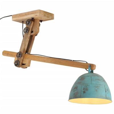 VidaXL Plafondlamp 25 w e27 105x30x65-108 cm verweerd blauw