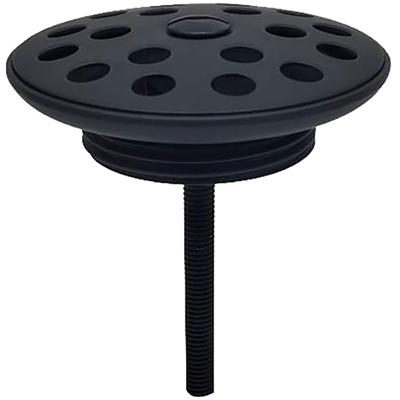 Xellanz Mat Zwarte Open Afvoerplug 5/4" met Rooster