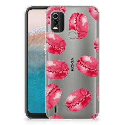 Nokia C21 Plus | Siliconen Case | Pink Macarons