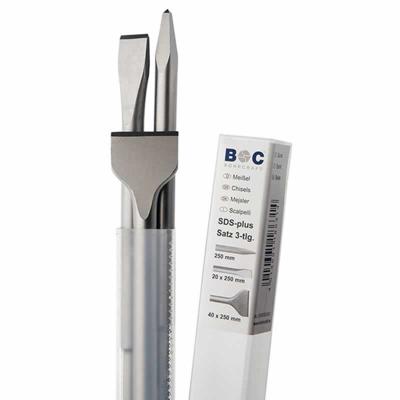 BC stucwerkbeitel puntbeitel plattebeitel SDS Plus 250mm Bohrcraft