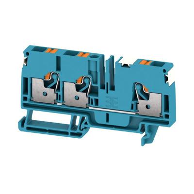 Weidmüller 2674920000 Doorgangsserieklem Push-In-klem, Steekaansluiting Blauw 50 stuk(s)