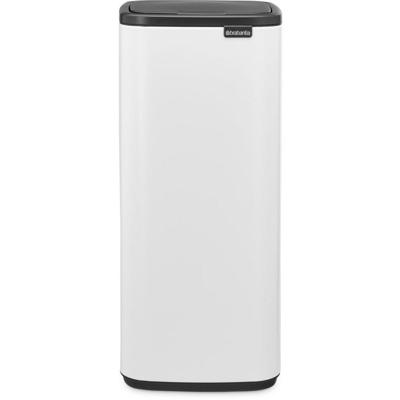 Brabantia Bo Touch Bin Afvalemmer 30L Wit Brabantia Bo Touch Bin Afvalemmer 30L Wit