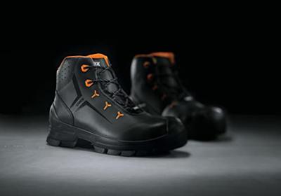 uvex 2 MACSOLE® 6523244 Hoge veiligheidsschoenen ESD S3 Schoenmaat (EU): 44 Zwart, Oranje 1 paar - thumbnail