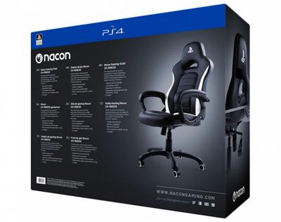 NACON PCCH-350 Universele gamestoel Gecapitonneerde zitting Zwart, Wit NACON PCCH-350 Universele gamestoel Gecapitonneerde zitting Zwart, Wit