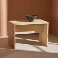 Nohr Salontafel 'Abrina' MDF, 58 x 35cm, kleur Whitewash - thumbnail