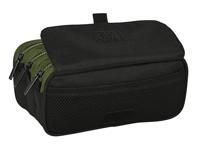 Pennenetui met 3 vakken Safta Dark forest Zwart Groen 21,5 x 10 x 8 cm - thumbnail