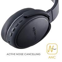 Boompods Headpods ANC Over Ear koptelefoon Bluetooth Zwart Noise Cancelling Volumeregeling, Vouwbaar - thumbnail