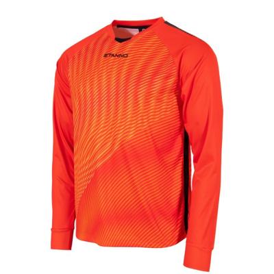 Stanno 415004 Vortex Keeper Shirt Long Sleeve - Orange-Black - L