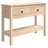 Wandtafel 100x35x75 cm massief grenenhout - thumbnail