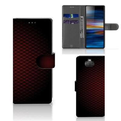 Sony Xperia 10 | Telefoon Hoesje | Geruit Rood Sony Xperia 10 | Telefoon Hoesje | Geruit Rood