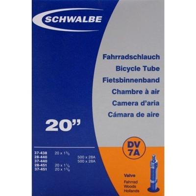 Schwalbe binnenband 20 x 1 1/8-3/8 inch (28/37-440/451) dv 32 mm