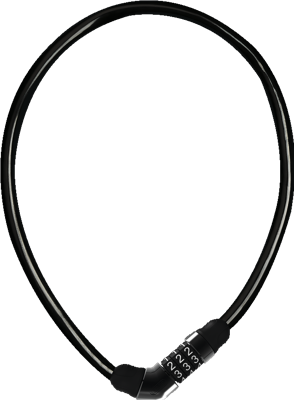 Abus kabelslot 4408c/65 zwart - 65cm
