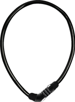 Abus kabelslot 4408c/65 zwart - 65cm - thumbnail