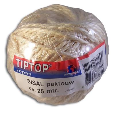 Sisal paktouw 2 draads (250gr = circa 60mtr)