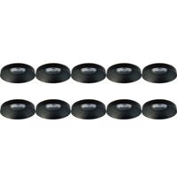 Spot Armatuur 10 Pack - Pragmi Vrito Pro - GU10 Inbouwspot - Rond - Zwart - Aluminium - Ø82mm - thumbnail