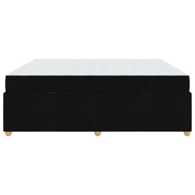 Bedframe met matras Zwart 180 x 200 cm Stof