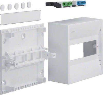 Hager GD108N GD108N Kleine verdeelkast Opbouw (op muur) Aantal groepen: 8 Aantal rijen: 1 Inhoud: 1 stuk(s)