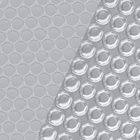 Zwembadhoes 260x160 cm PE zilverkleurig - thumbnail