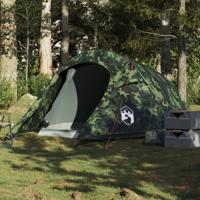 Tunneltent 3-persoons waterdicht camouflage - thumbnail