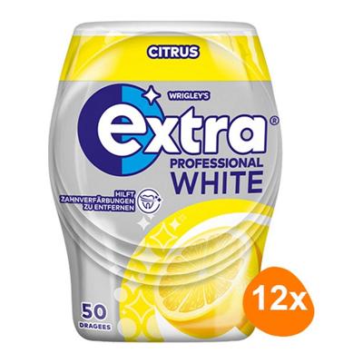 Wrigley's - Extra Professional White Citrus - 12x 50 stuks