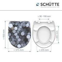 Duroplast High Gloss WC-bril ROUND DIPS met soft-close en quick-release - thumbnail
