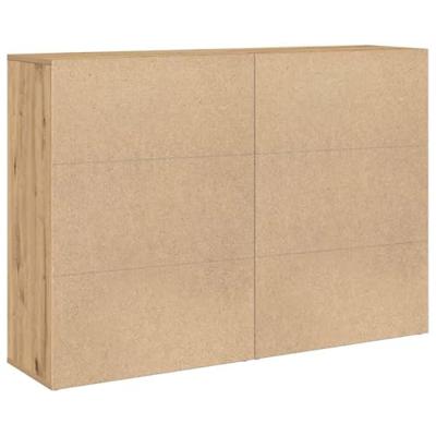 Sideboards 2 stuks Artisan Eiken 60x31x84 cm, Gemaakt van Hout