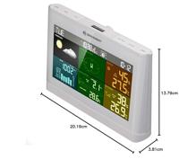 BRESSER 5-in-1 Comfort Weercenter met Kleurendisplay (wit) - thumbnail