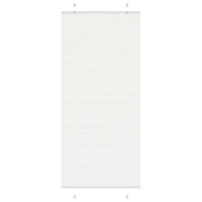 Pliss rolgordijn 90x200 cm stofbreedte 89,4 cm polyester wit