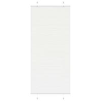 Pliss rolgordijn 90x200 cm stofbreedte 89,4 cm polyester wit - thumbnail