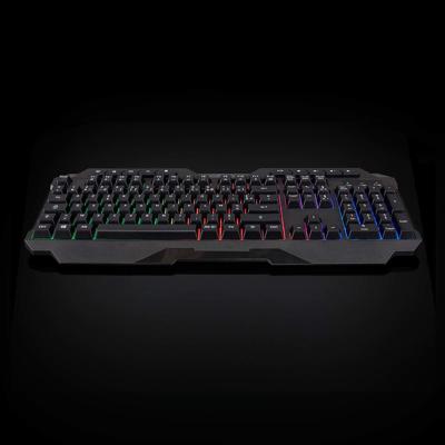 Bedraad Gaming Toetsenbord | USB Type-A | Membrane Toetsen | LED | AZERTY | Frans | Lengte stroomkabel: 1.30 m | Multimedia Bedraad Gaming Toetsenbord | USB Type-A | Membrane Toetsen | LED | AZERTY | Frans | Lengte stroomkabel: 1.30 m | Multimedia
