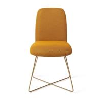 Jesper Home Eetkamerstoel 'Taiwa' Cross Gold, kleur Groovy Garam - thumbnail