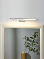 Lucide ONNO - Spiegellamp Badkamer - LED - 1x8W 3000K - IP44 - Mat chroom - thumbnail