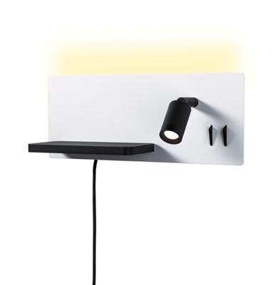 Paulmann Serrra 71103 Wandlamp 5.5 W LED Wit (mat), Zwart (mat) Paulmann Serrra 71103 Wandlamp 5.5 W LED Wit (mat), Zwart (mat)