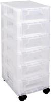 Really Useful Box ladenblok 6 x 3,5 l, transparant - thumbnail