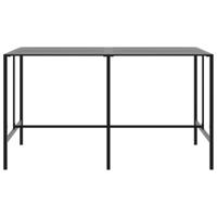 Bartafel 200x100x110 cm gepoedercoat staal zwart - thumbnail