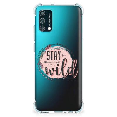 Samsung Galaxy M02s | A02s Stevig | Bumper Hoesje | Boho Stay Wild Samsung Galaxy M02s | A02s Stevig | Bumper Hoesje | Boho Stay Wild