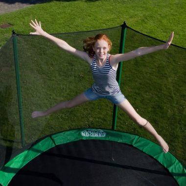 Game on Sport Trampoline Beschermrand 244 cm Groen/Wit